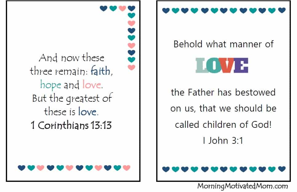 Valentine’s Day Word Search & Bible Verse Printables