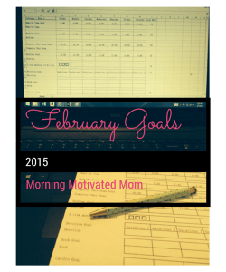 February Goals spreadsheet