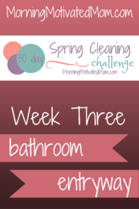 30 Day Spring Cleaning Challenge Week Three
