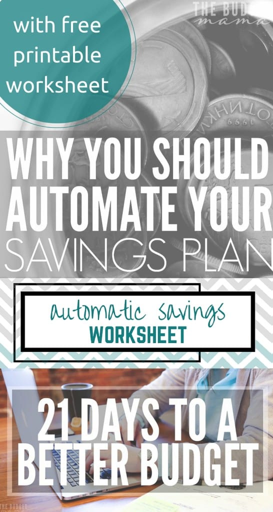 Automate Your Savings Plan with Free Printable Worksheet