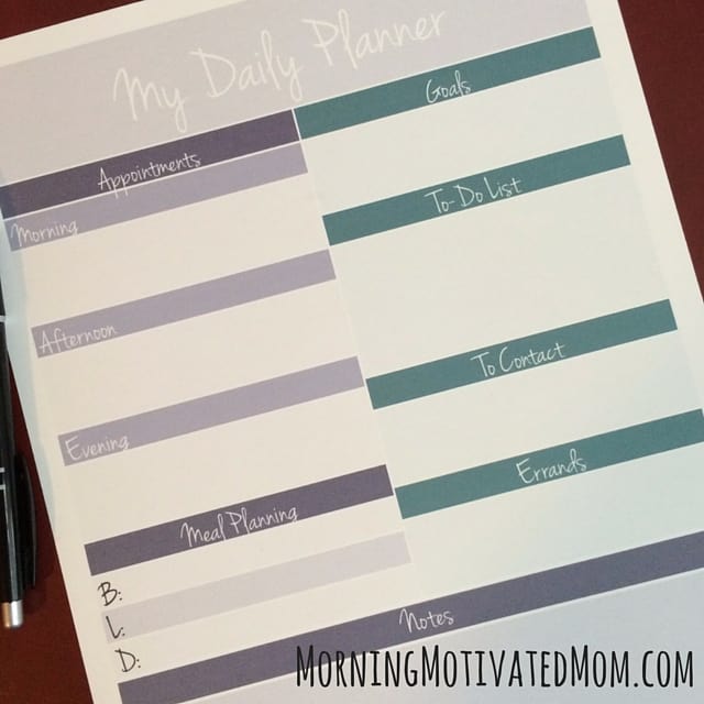 InDesign Daily Planner