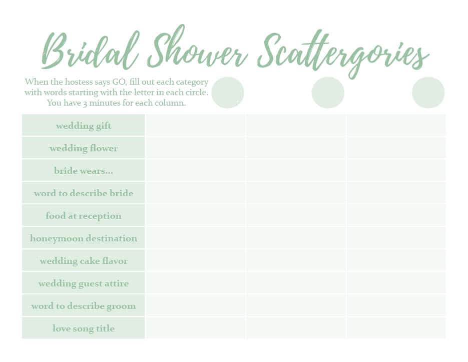 If you want to host a fun shower for the bride, grab this free printable and play a fun game!
