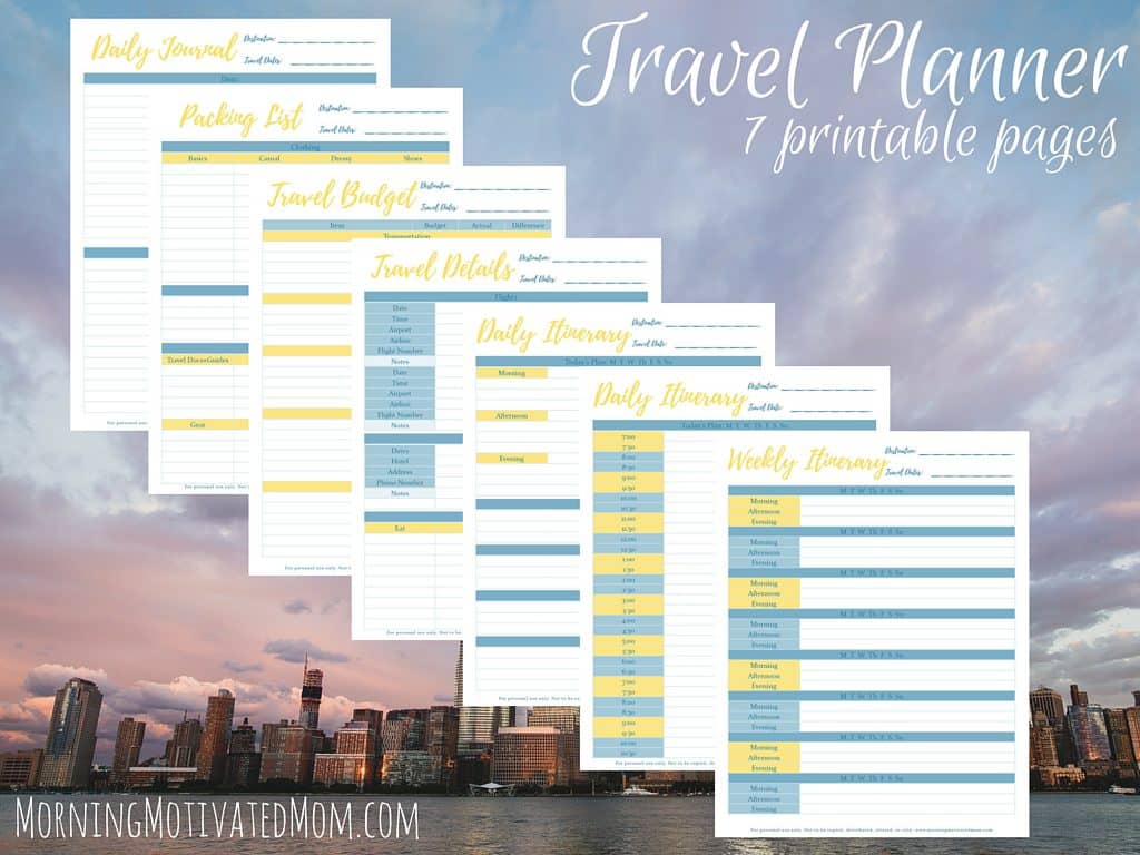 Travel Planner Printables (5)