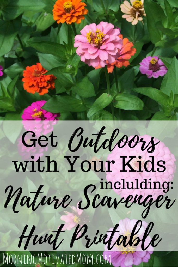 Get Outdoors with Your Kids & Nature Scavenger Hunt Printable