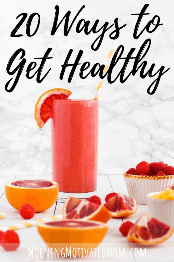 20 Ways to Get Healthy. Make small changes to your health. Small healthy habits and changes will lead you to a healthier life! Read my healthy living tips.