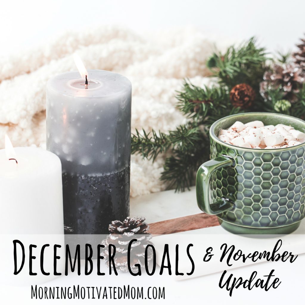 Monthly Goals for December and 7 Steps for Taking Control of 2017.