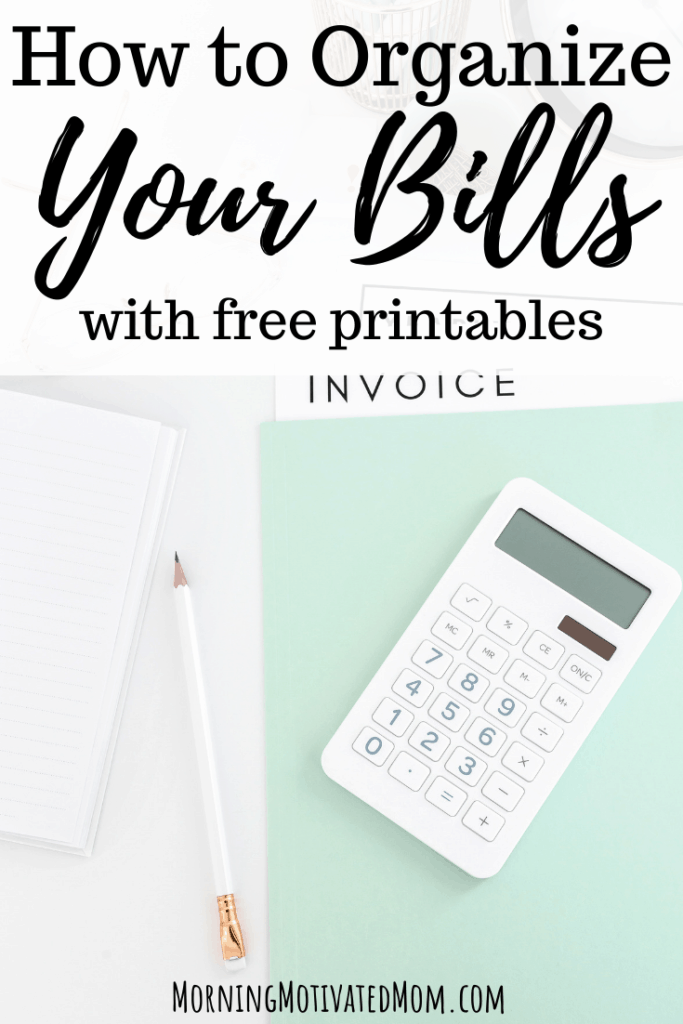 How to Organize Your Bills. Organize you home life with the free Bill Organization Printables. Bill Payment Checklist, Username and Password List, and Pre-Authorized Payment Tracker. Simplify, stay on track, and manage your home well.