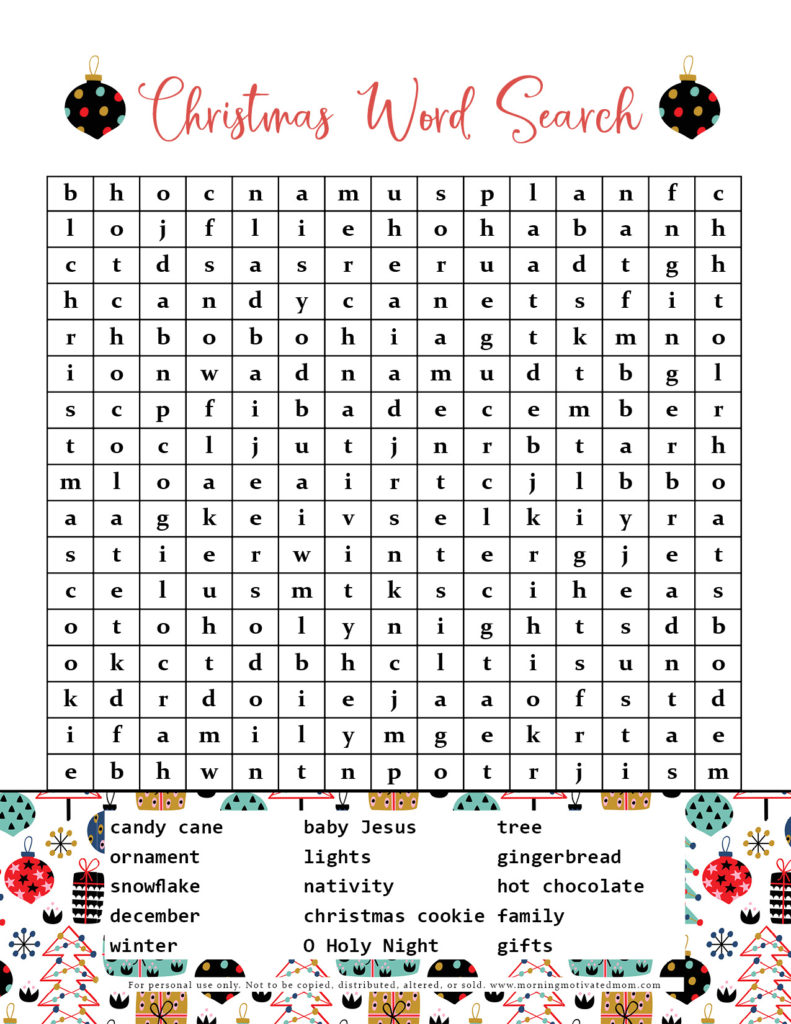 Are you looking for a Chritmas activity for your children? Check out the Free Christmas Word Search Printables I have created for you! There is both an easy and hard version of the Christmas Word Search. Enjoy this free fun holiday activity!