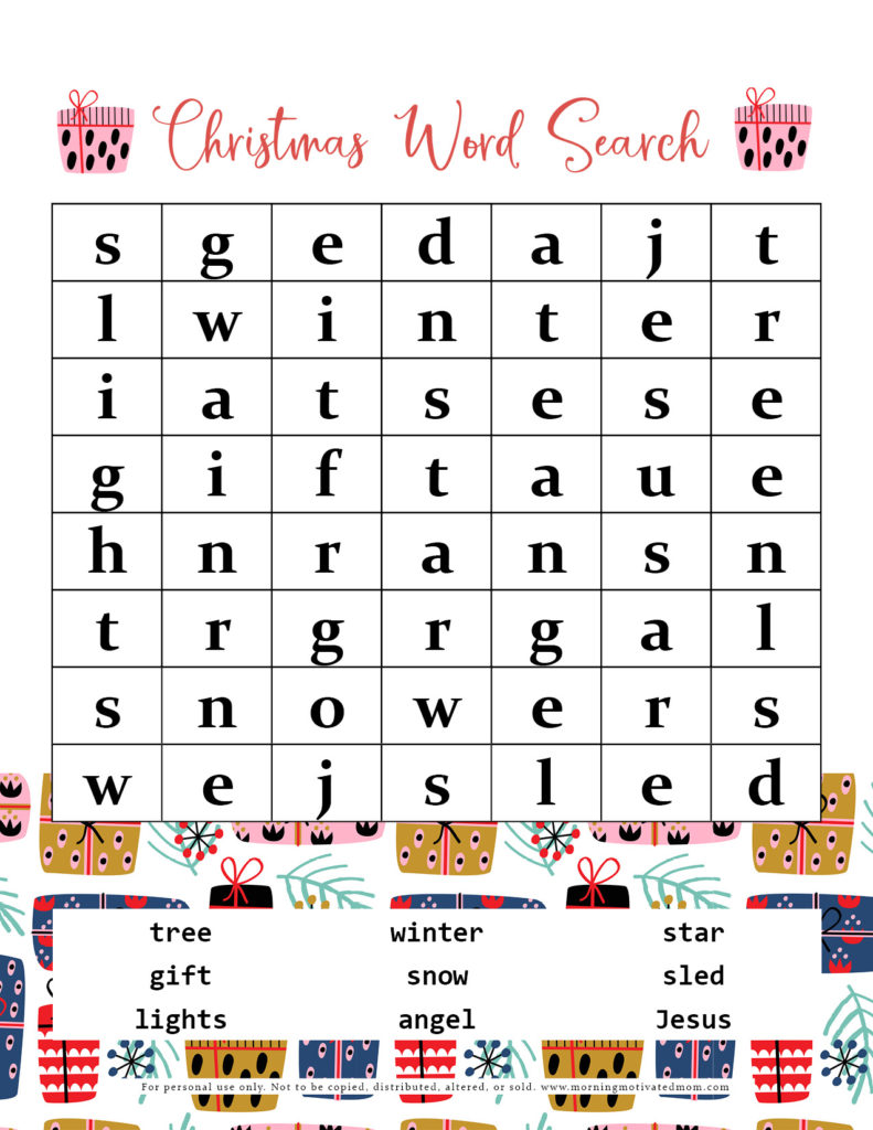 Are you looking for a Christmas activity for your children? Check out the Free Christmas Word Search Printables I have created for you! There is both an easy and hard version of the Christmas Word Search. Enjoy this free fun holiday activity!