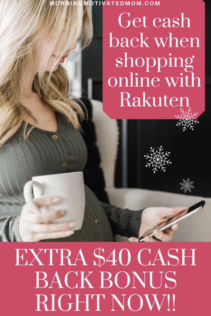 How does Rakuten work? All it takes is a few extra clicks and the extra cash back adds up! You can even get a $40 cash back bonus right now! #frugalliving #easywaystosave #budget #budgeting